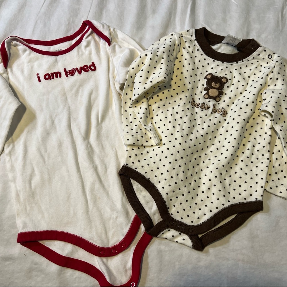 Gymboree baby boy onesie long sleeve
